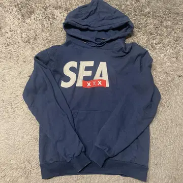 windandsea 윈드앤씨 xxx 트리플 엑스 콜라보 후드티