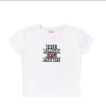 마우지 BEP OG 큐빅 BABY TEE 블랙 아이 패치 화이트