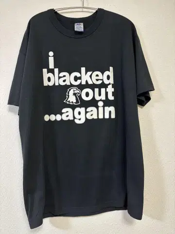 RUSSELL ATHLETIC XL EG TG 블랙 미식축구 T