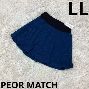 [ REOR MATCH ] 플레어 스커트 미니 네이비 여성용 새상품 LL