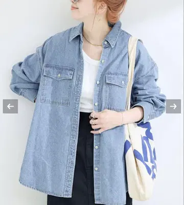 B.C STOCK 베이세스톡 데님 워커 셔츠