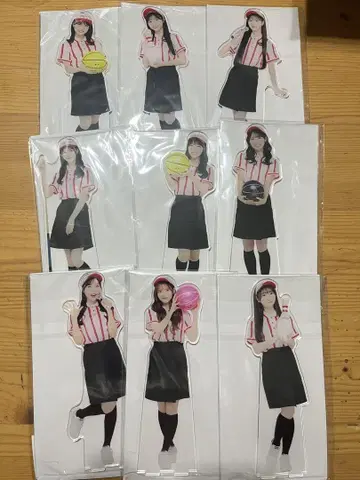 AKB48 라운드원 아크릴 스탠드 9종