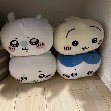 치이카와 하치와레 토끼 모몽가 데굴데굴 BIG 봉제 인형 4종 세트