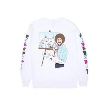 RIPNDIP 롱 T XL BEAUTIFUL MOUNTAIN 화이트