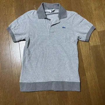 LACOSTE 그레이 피케 셔츠 익스클루시브 에디션 사이즈 2