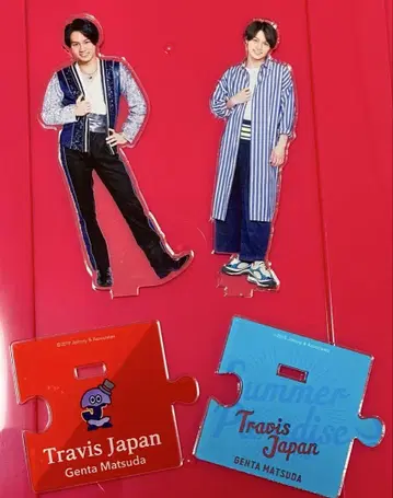 TravisJapan 마츠다 겐타 아크릴 스탠드 2개 세트