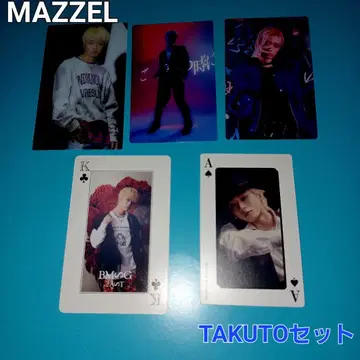 mazzel takuto 트레이딩 카드 5장 세트