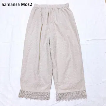 [ 새상품급 ] 사만사 모스모스 SM2 밑단 레이스 x 자수 팬츠 속바지