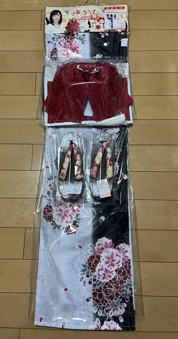 유카타, 오비, 일본 나막신 세트 korpiko