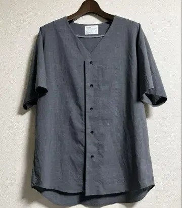 ALLEGE 알레지 Baseball shirt 울 베이스볼 셔츠