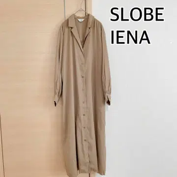 SLOBE IENA 슬로브 이에나 롱 코트 체스터 베이지
