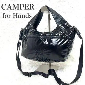 미사용급 CAMPER 2WAY 숄더 핸드백 Hands 콜라보