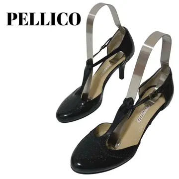 양품 PELLICO 펠리코 T스트랩 (22.5) 메달리온 펌프스