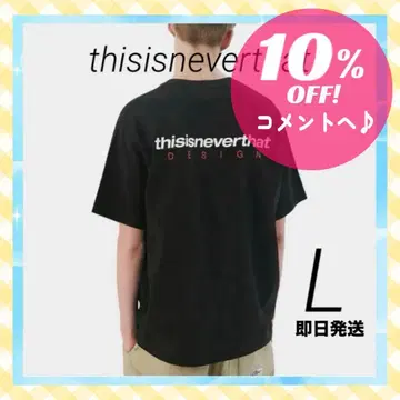 [미사용 새상품] thisisneverthat 로고 티셔츠 L 백 프린트