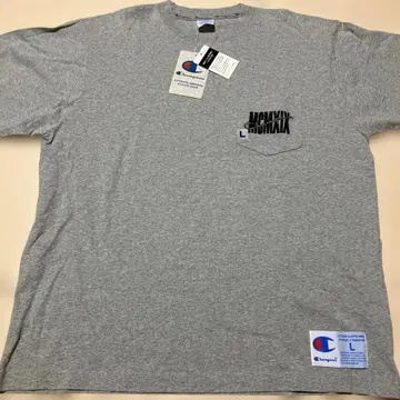 Champion 그레이 L 사이즈 티셔츠