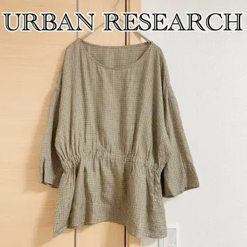 URBAN RESEARCH 어반 리서치 체크 블라우스
