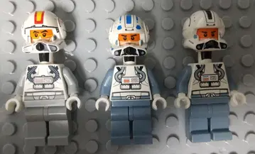 레고 LEGO 스타 워즈 8088, 75072 클론 파이롯트 3개