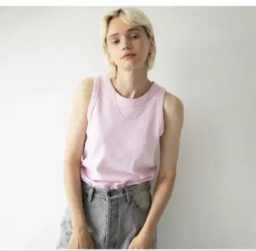searoomlynn 슬라브 COTTON 아메슬리 탱크
