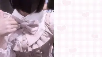 SecretHoney 시크릿허니 레이스 소매 프릴 요크 셋업 긴팔 핑크