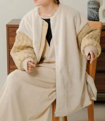 Bab 퍼 퀼팅 아우터