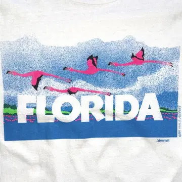 80s 90s MARRIOTT FLORIDA 티셔츠 USA제