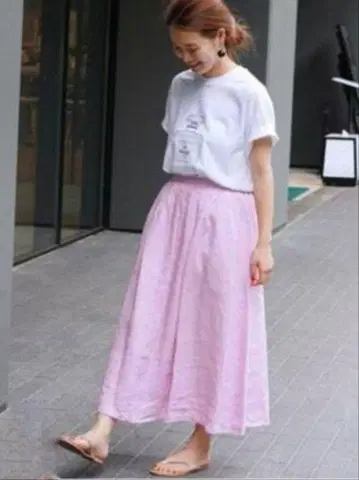 저널 스탠다드 리룸 스커트 36 핑크