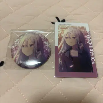 프로세카 요이사키 카나데 글리터 캔뱃지 에피카