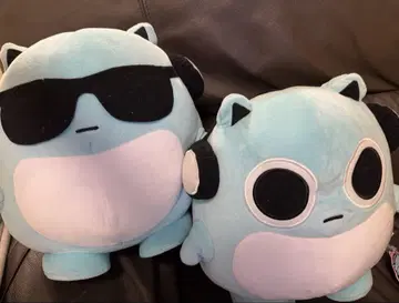 택 포함 블루햄햄 쫀득 BIG 봉제 인형 BLUE HAMHAM 세트