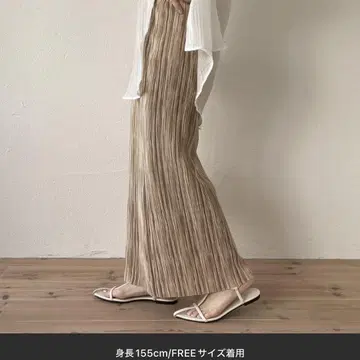 wee9s 플리츠 스커트 LONG