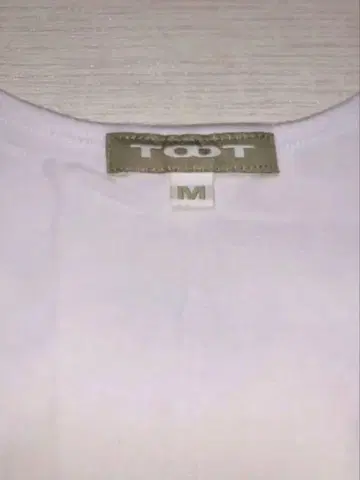 초레어! 제조 중지! White! TOOT 화이트 탱크탑 M 사이즈