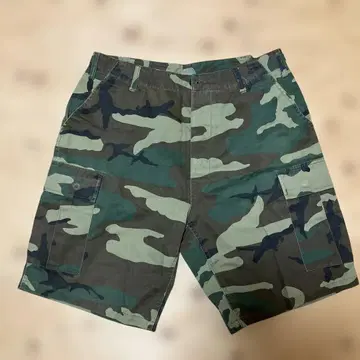카모플라쥬 카고 숏 팬츠 M 사이즈