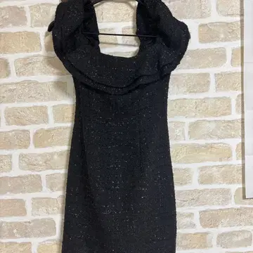 Tika 블랙 오프숄더 드레스 S