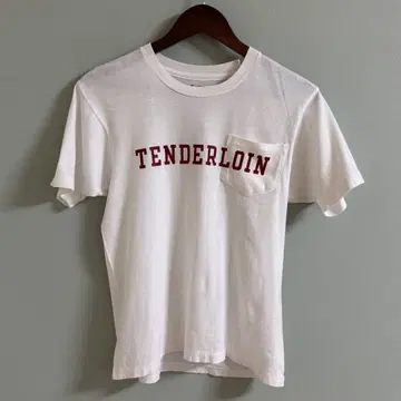 TENDERLOIN 텐더로인 로고 T셔츠 화이트 S