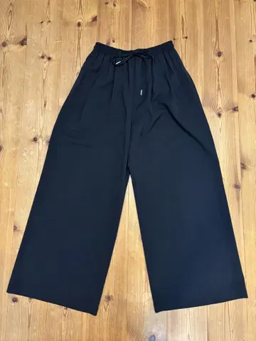 블랙 와이드 팬츠 사이즈 36