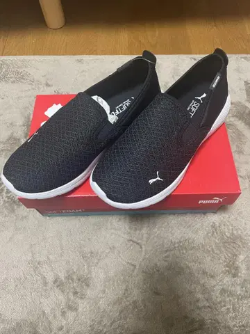 Puma 블랙 슬립온