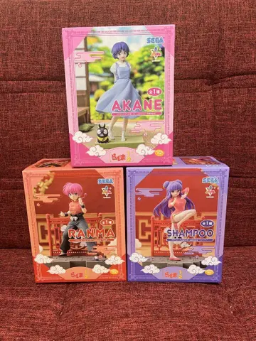 SEGA 피규어 3개 세트 AKANE RANMA SHAMPOO
