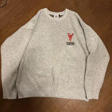 VISION STREET WEAR 그레이 스웨터 L