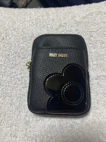 MARY QUANT 블랙 카드 케이스