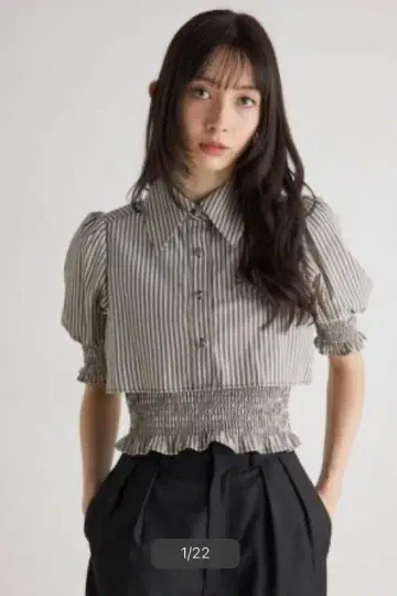 rienda 크롭 레이어드 BLS