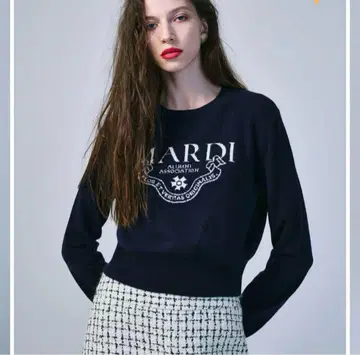 마르디 메크르디 MARDI MERCREDI 니트 스웨터 네이비