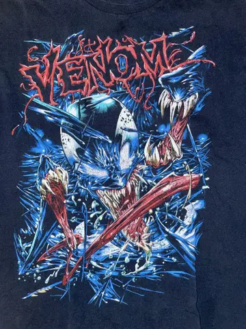 VENOM 그래픽 티셔츠 다크 블루