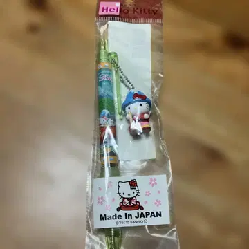 헬로키티 스트랩 펜 후지산 디자인