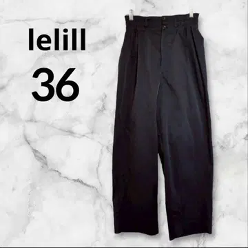lelill 레릴 블랙 와이드 팬츠 36 돌려입기 좋고 캐주얼