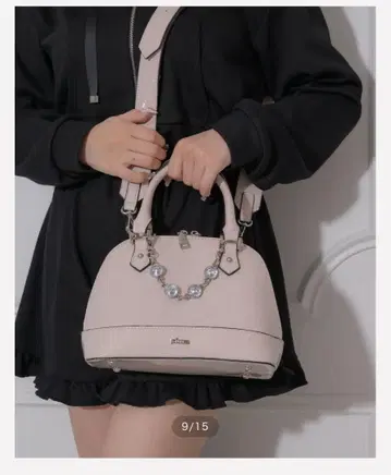 pium 모노그램 에나멜 미니 백 피움