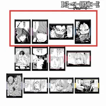 DEATH NOTE 데스노트 야가미 라이토 류크 코마 스퀘어 캔뱃지