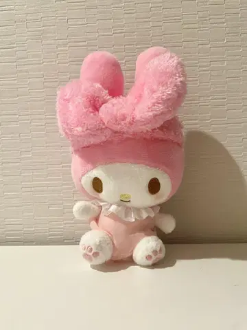 마이멜로디 토끼 귀 봉제 인형 약 20cm