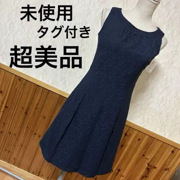 (새상품 미사용 택 포함) Re-mix 원피스 네이비