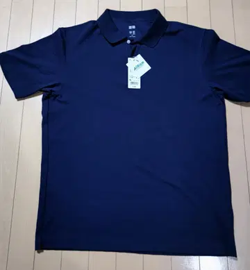 AIRism 네이비 XL 피케 셔츠 (3장)