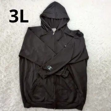 Champion 챔피온 블랙 후드 부착 집업 후드티 2XL