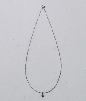 and cloud Drop Necklace 드롭 목걸이 실버